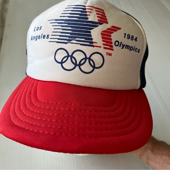 Los Angeles 1984 Olympics Vintage Trucker Snap Back Cap - Picture 10 of 14